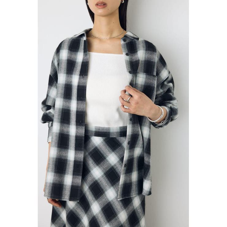 アソート柄チェックシャツ | AZUL BY MOUSSY | 詳細画像15 
