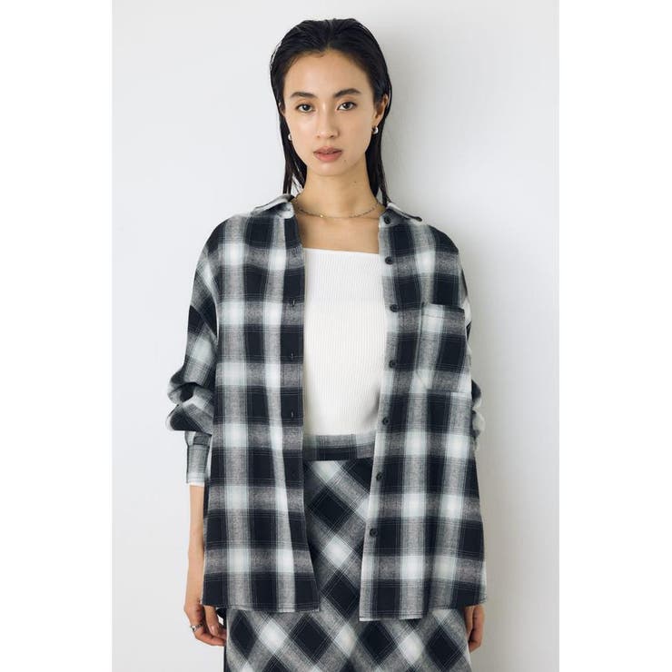 柄BLK5 | アソート柄チェックシャツ | AZUL BY MOUSSY