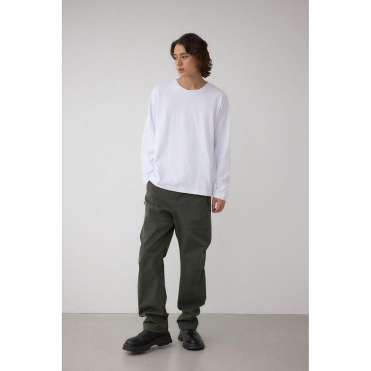 引き揃え天竺長袖トップス | AZUL BY MOUSSY | 詳細画像4 