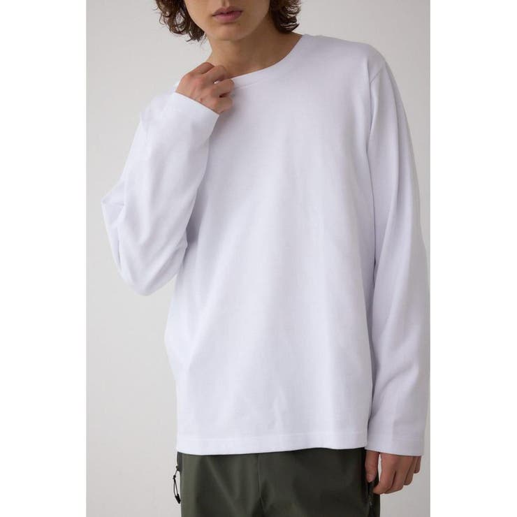 WHT | 引き揃え天竺長袖トップス | AZUL BY MOUSSY