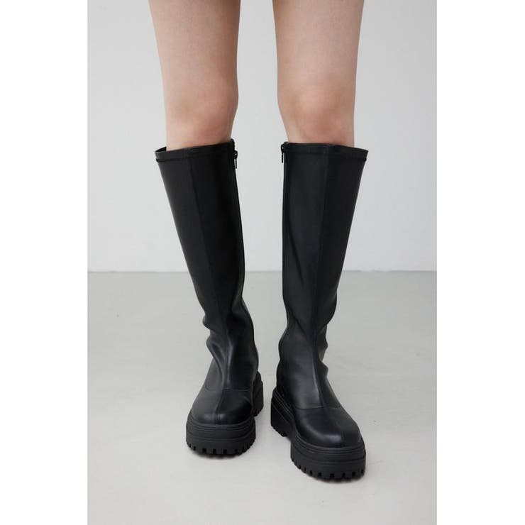 ストレッチ美脚ロングブーツ | AZUL BY MOUSSY | 詳細画像2 