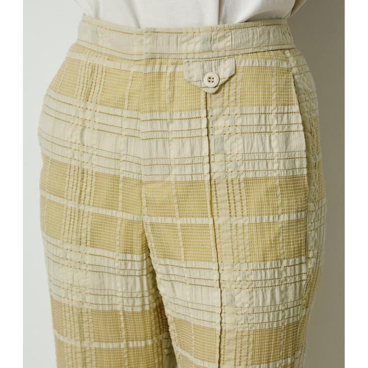 SHEER CHECK PANTS | AZUL BY MOUSSY | 詳細画像18 
