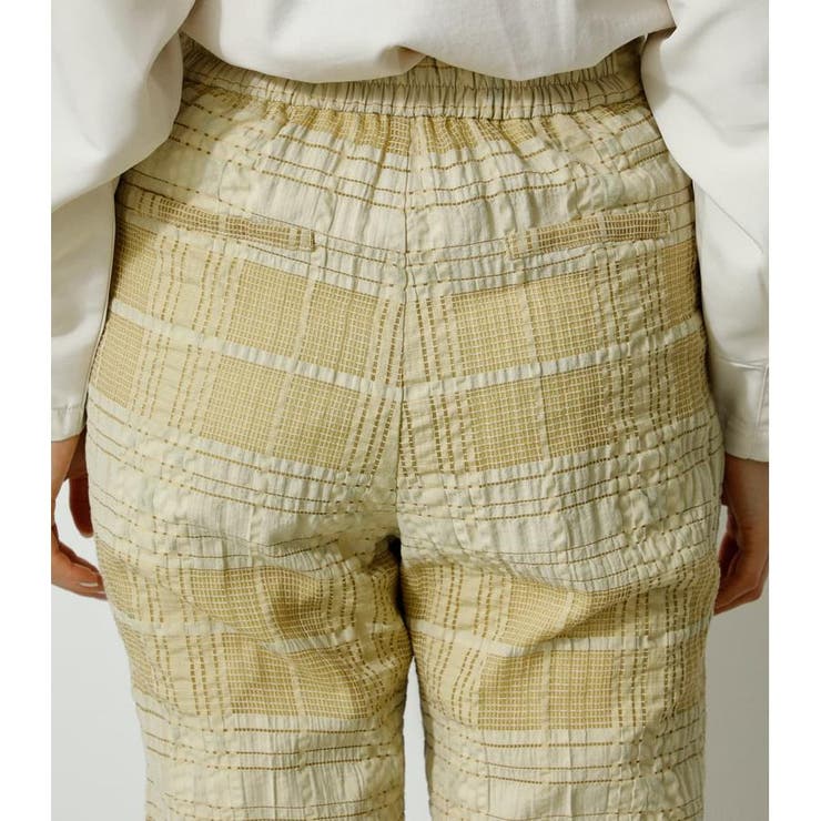 SHEER CHECK PANTS | AZUL BY MOUSSY | 詳細画像19 