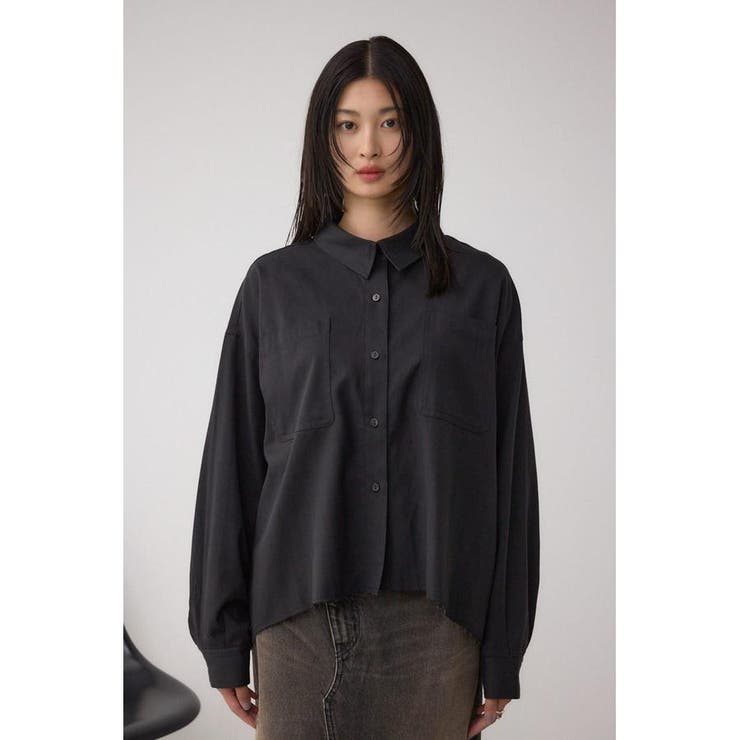 ラウンドヘムルーズシャツ | AZUL BY MOUSSY | 詳細画像5 