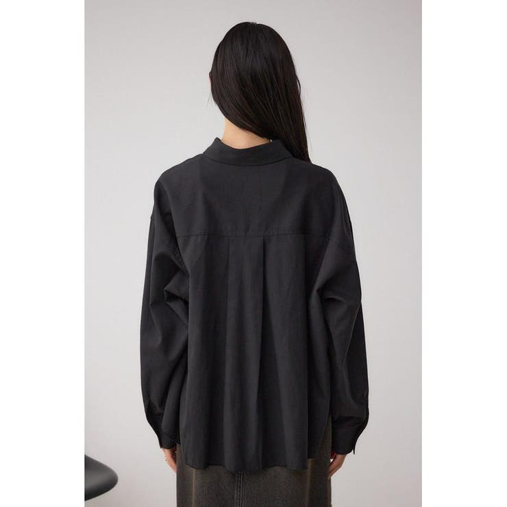 ラウンドヘムルーズシャツ | AZUL BY MOUSSY | 詳細画像7 