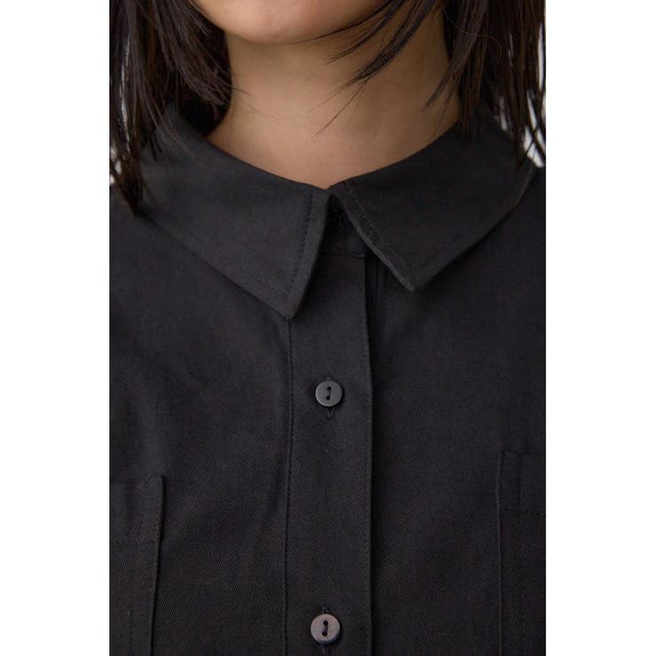 ラウンドヘムルーズシャツ | AZUL BY MOUSSY | 詳細画像8 