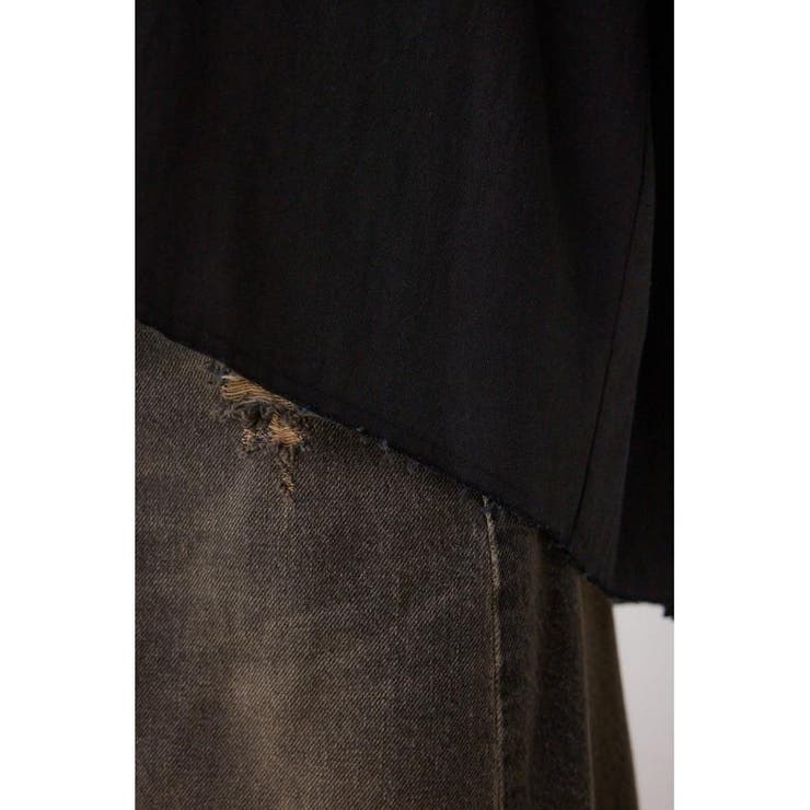 ラウンドヘムルーズシャツ | AZUL BY MOUSSY | 詳細画像12 