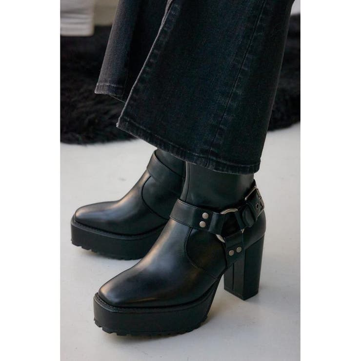 エンジニアプラットフォームショートブーツ | AZUL BY MOUSSY | 詳細画像2 