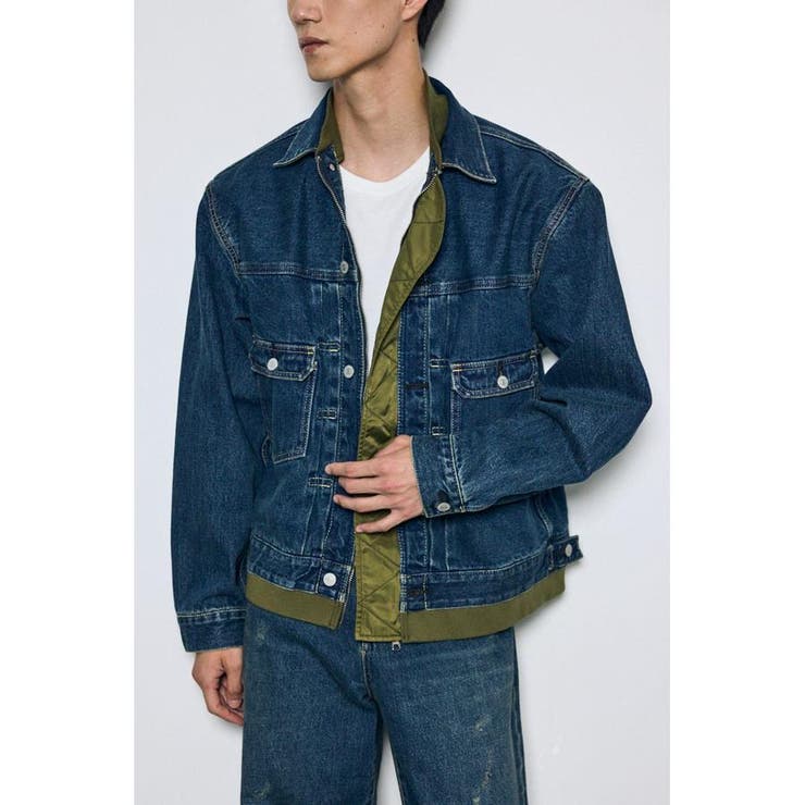 BLU | 異素材デニムジャケット | AZUL BY MOUSSY