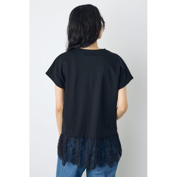 裾レースドッキングトップス | AZUL BY MOUSSY | 詳細画像13 