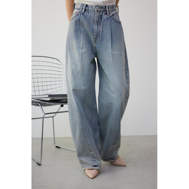 L/BLU1 | AZUL DENIM タックカーブデニム | AZUL BY MOUSSY
