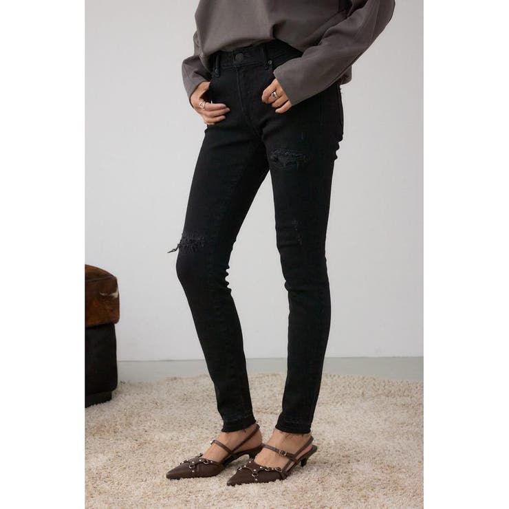 AZUL DENIM リペアスキニーデニム | AZUL BY MOUSSY | 詳細画像2 