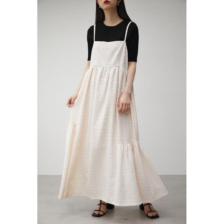 PUFFY JACQUARD CAMI ONEPIECE[品番：AZLW0020811]｜AZUL BY MOUSSY  