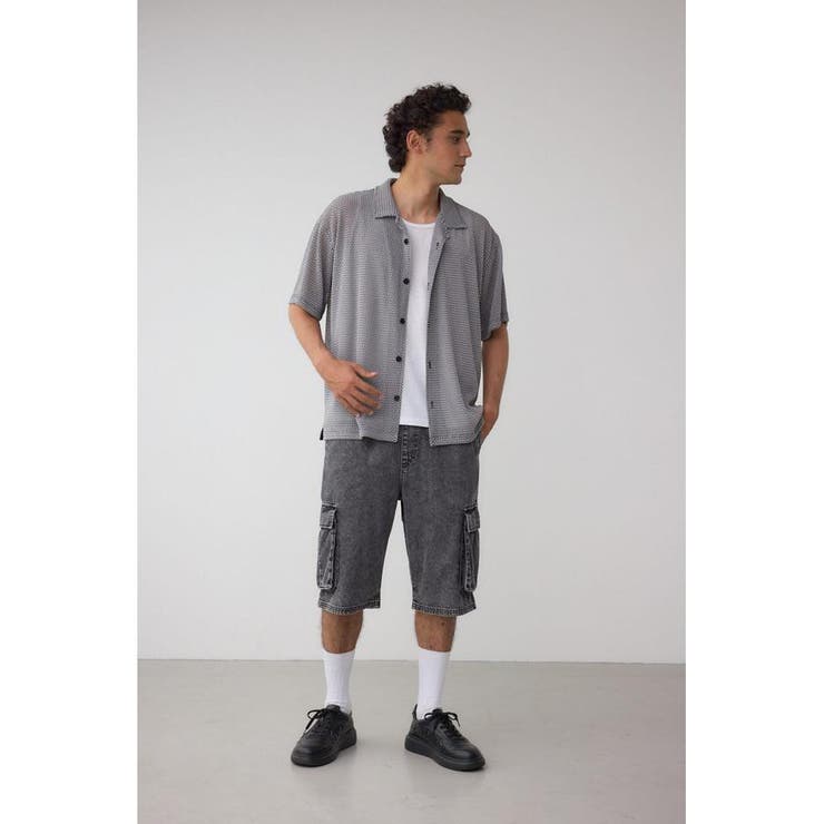 アソートデザインメッシュシャツ | AZUL BY MOUSSY | 詳細画像35 