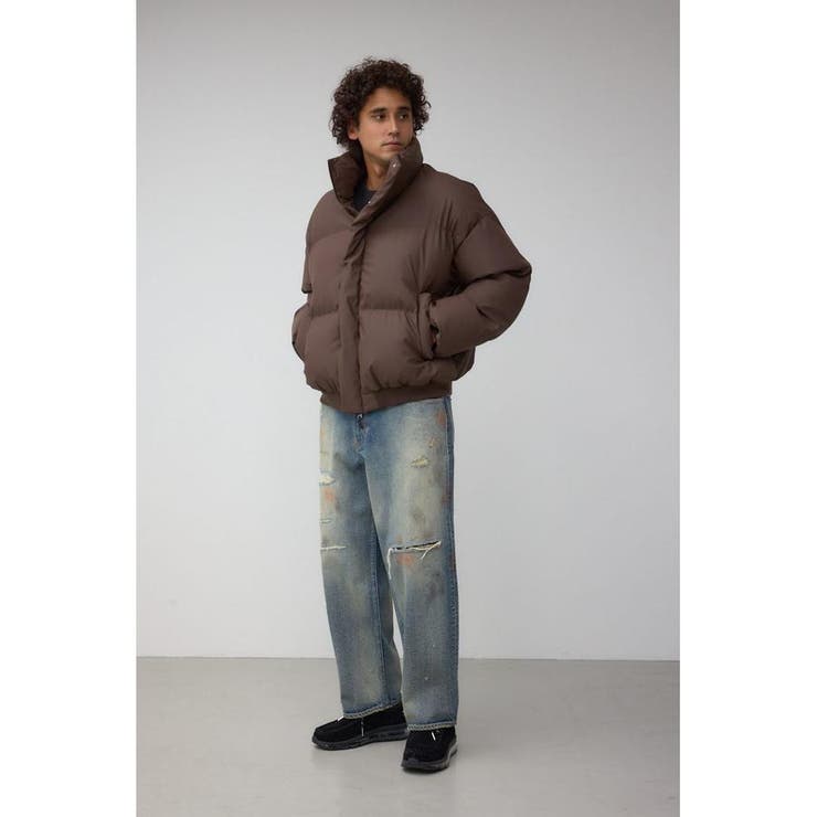 ソリッド中綿ハイネックブルゾン | AZUL BY MOUSSY | 詳細画像18 