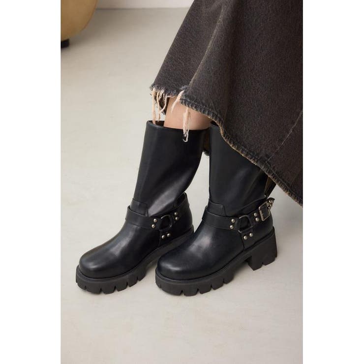 ヴィンテージライクエンジニアブーツ[品番：AZLW0023794]｜AZUL BY