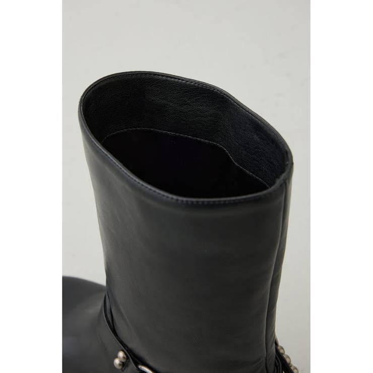 【未使用】moussy F/L ENGINEER ブーツ　ブラック ヴィンテージライクエンジニアブーツ[品番：AZLW0023794]｜AZUL BY