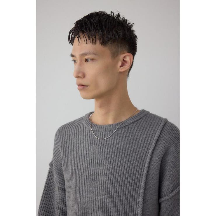 編地ミックスニットトップス | AZUL BY MOUSSY | 詳細画像35 