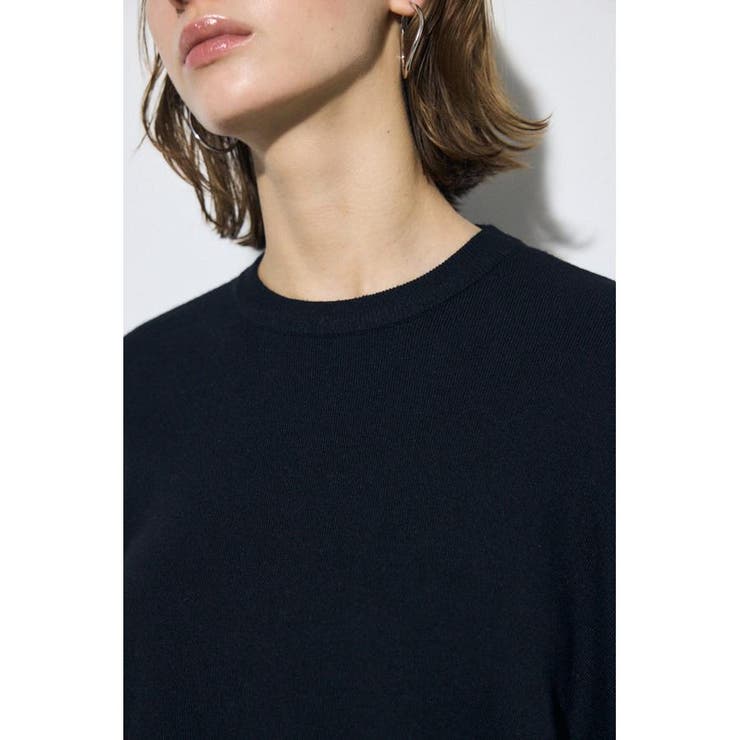 裾スリットニュアンスニットトップス | AZUL BY MOUSSY | 詳細画像6 