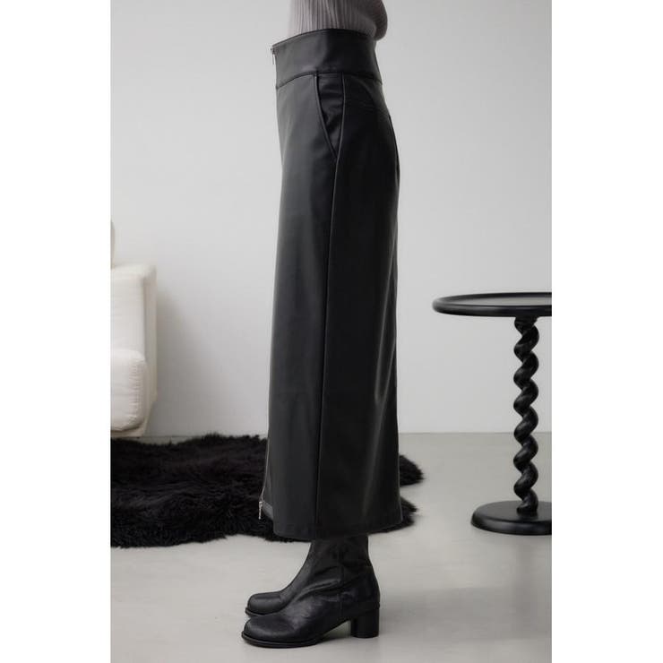 フェイクレザーZIPタイトスカート | AZUL BY MOUSSY | 詳細画像6 