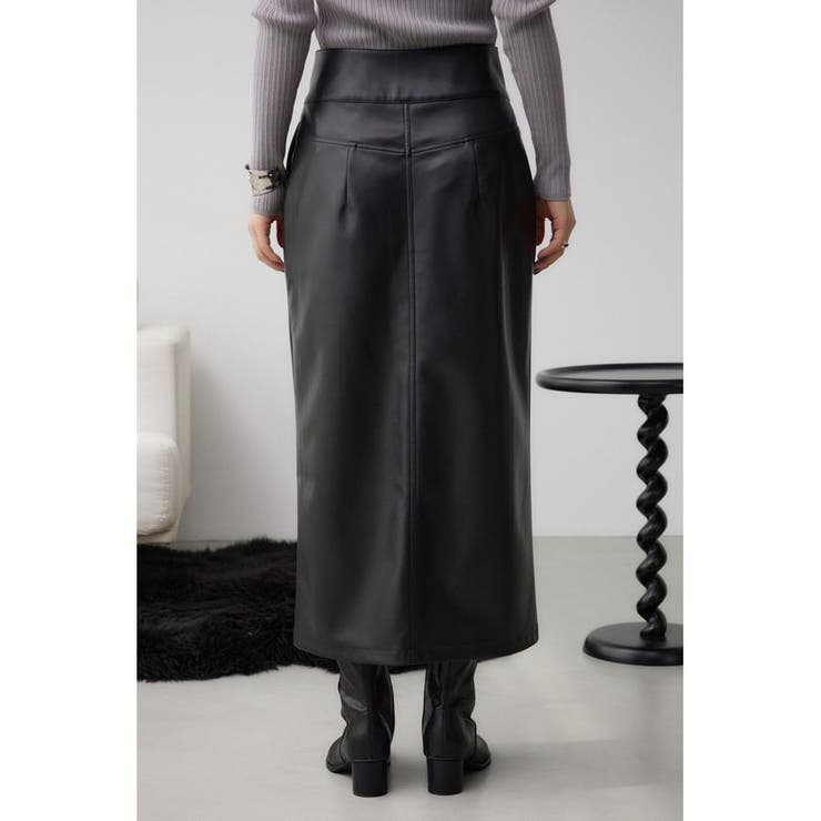 フェイクレザーZIPタイトスカート | AZUL BY MOUSSY | 詳細画像7 