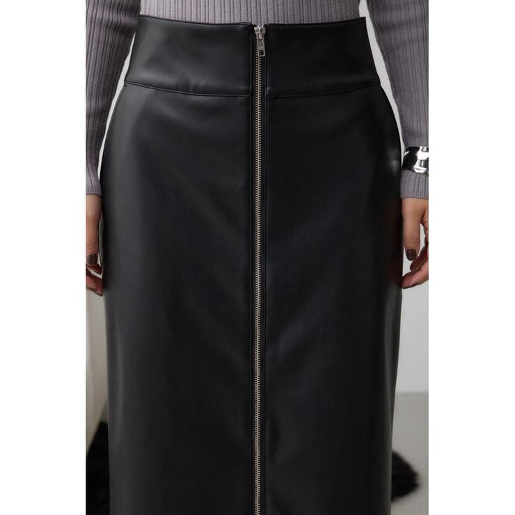 フェイクレザーZIPタイトスカート | AZUL BY MOUSSY | 詳細画像8 