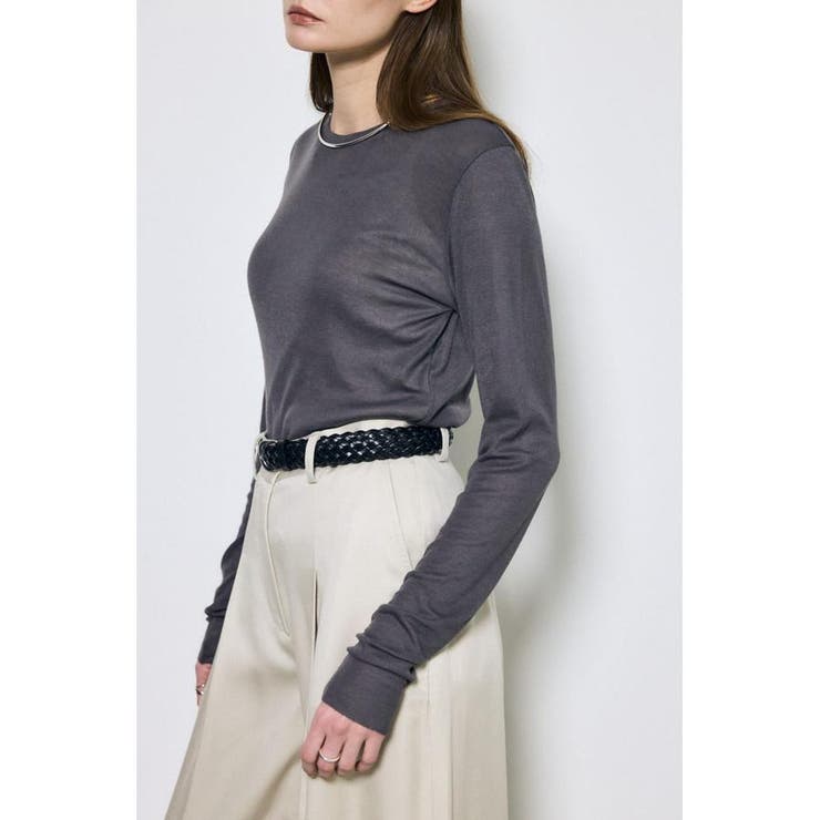 シアー素材ロングTシャツ | AZUL BY MOUSSY | 詳細画像10 