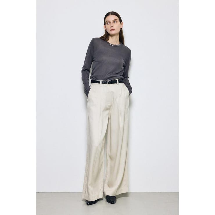 シアー素材ロングTシャツ | AZUL BY MOUSSY | 詳細画像12 