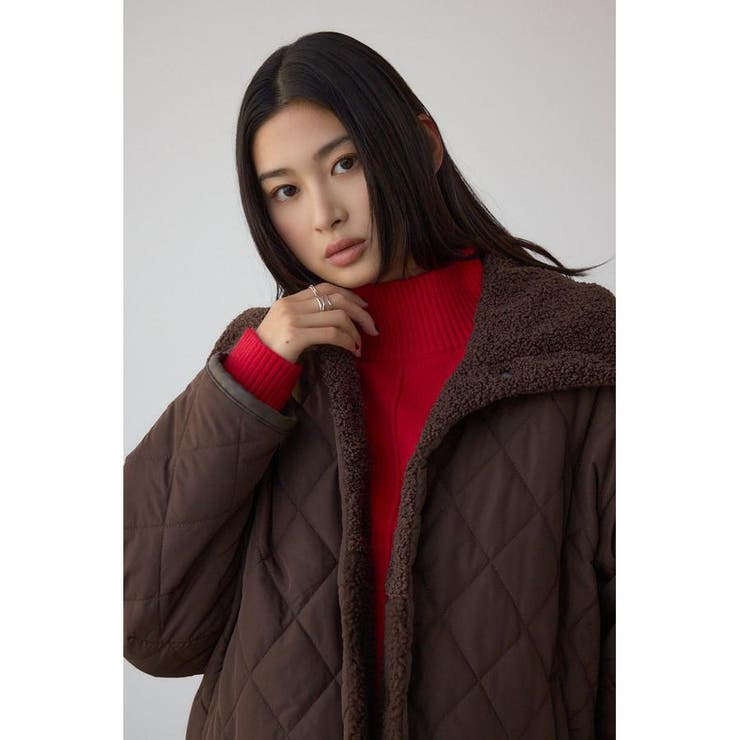 リバーシブルキルティングボアブルゾン | AZUL BY MOUSSY | 詳細画像30 