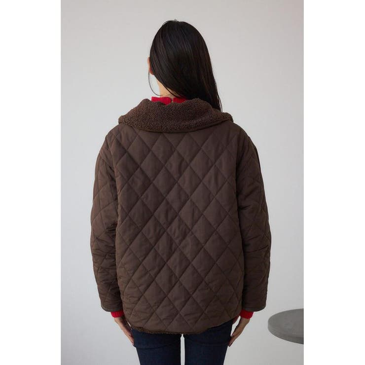 リバーシブルキルティングボアブルゾン | AZUL BY MOUSSY | 詳細画像35 