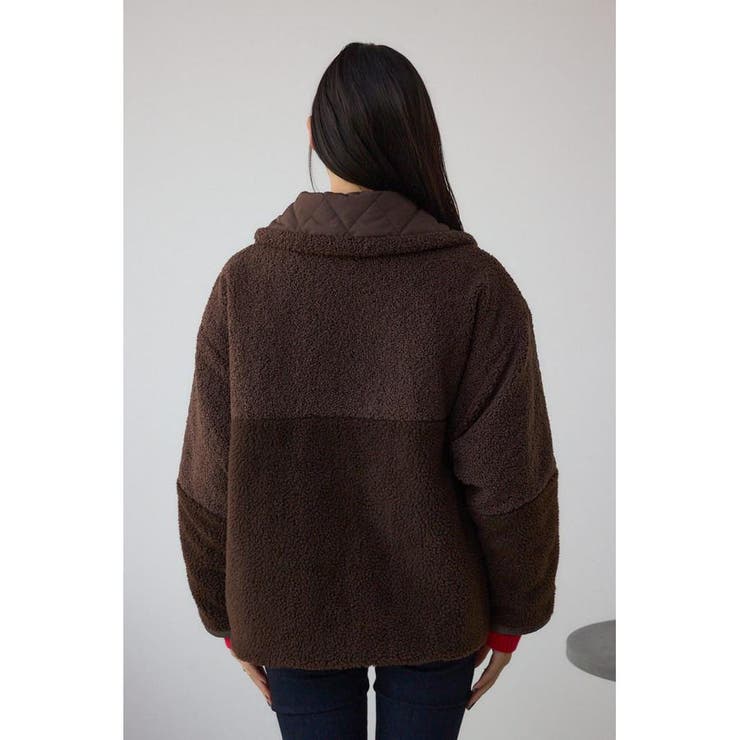 リバーシブルキルティングボアブルゾン | AZUL BY MOUSSY | 詳細画像42 