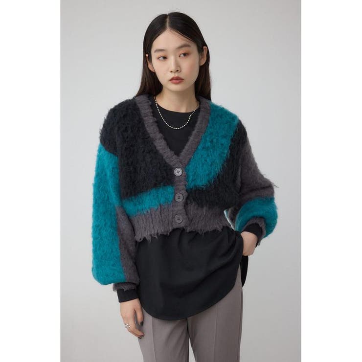 ブロッキンググラデーションカーディガン | AZUL BY MOUSSY | 詳細画像16 