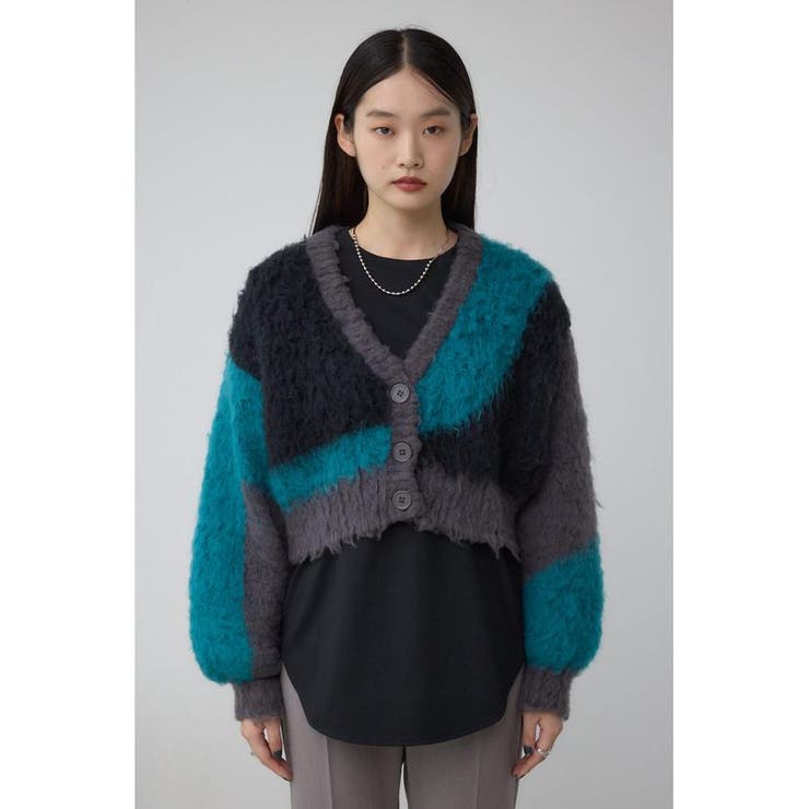 ブロッキンググラデーションカーディガン | AZUL BY MOUSSY | 詳細画像18 