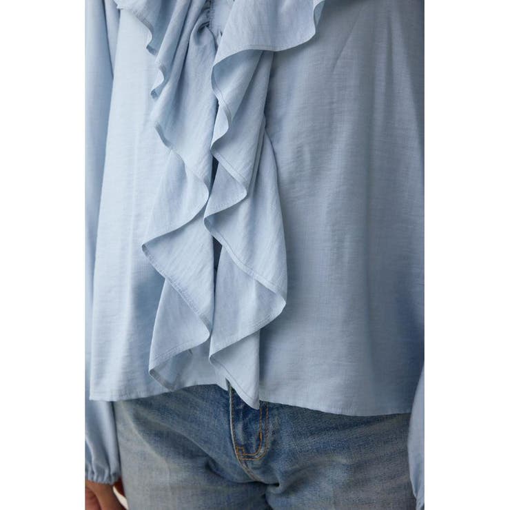 レースアップラッフルブラウス | AZUL BY MOUSSY | 詳細画像38 