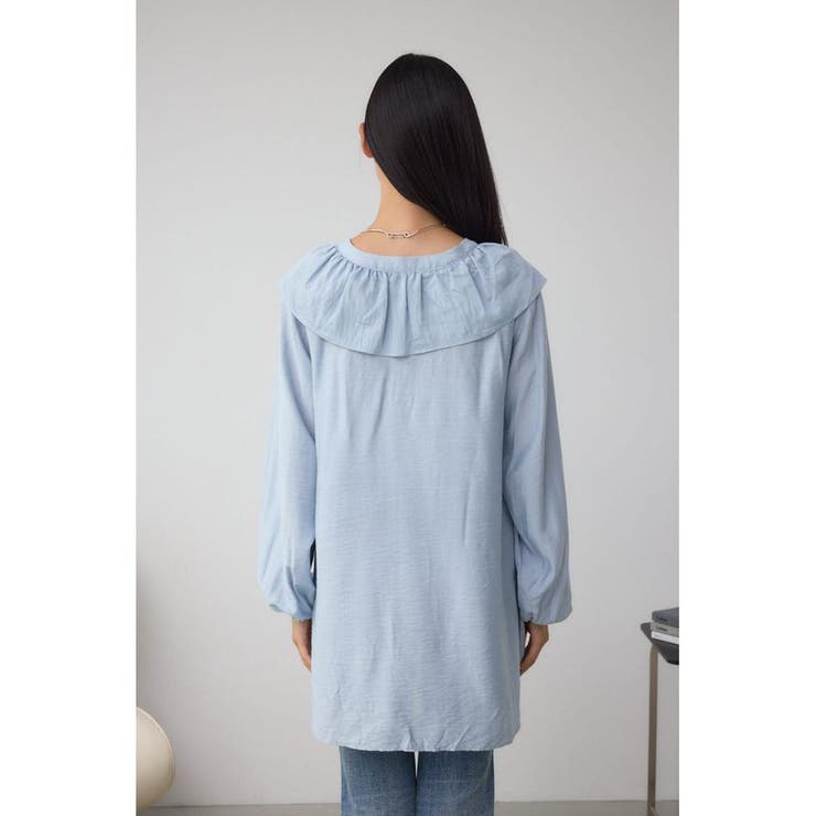 レースアップラッフルブラウス | AZUL BY MOUSSY | 詳細画像40 