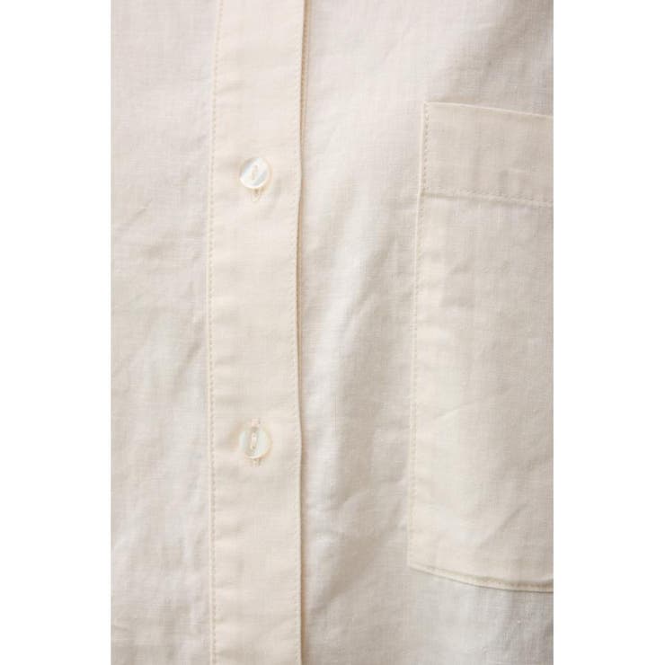コットンリネンバックデザインシャツ | AZUL BY MOUSSY | 詳細画像12 