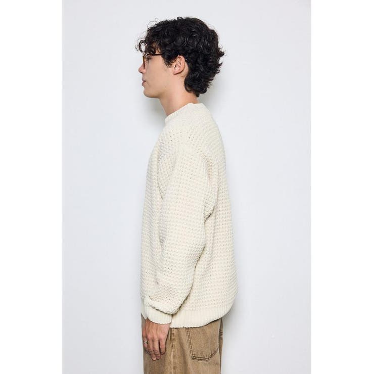 ワッフル編みニットトップス | AZUL BY MOUSSY | 詳細画像6 