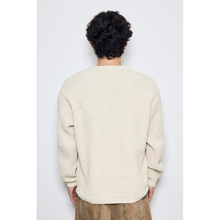 ワッフル編みニットトップス | AZUL BY MOUSSY | 詳細画像7 
