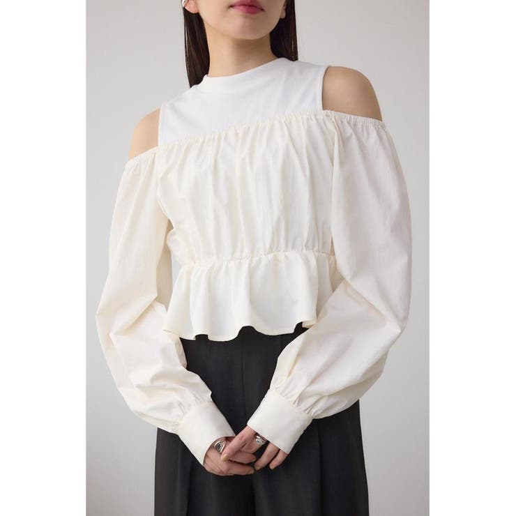 IVOY3 | オフショルレイヤードブラウス | AZUL BY MOUSSY