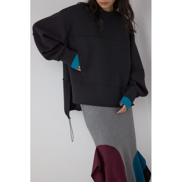 BLK | レイヤードダンボールトップス | AZUL BY MOUSSY