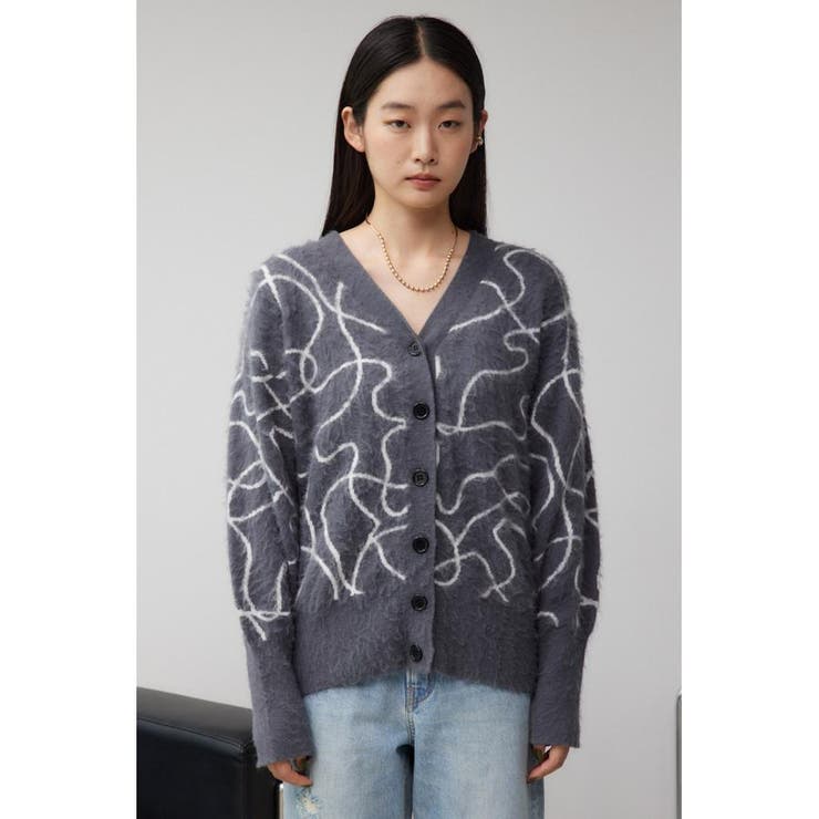 ライン柄ニットカーディガン | AZUL BY MOUSSY | 詳細画像28 