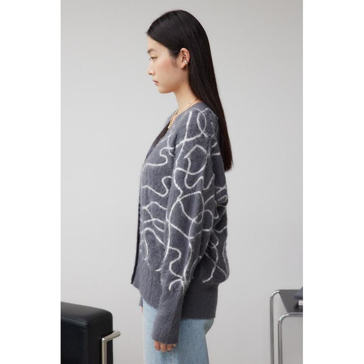 ライン柄ニットカーディガン | AZUL BY MOUSSY | 詳細画像29 