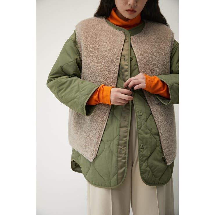 BOA-VT LAYERED QUILTING BZ[品番：AZLW0020106]｜AZUL BY MOUSSY  