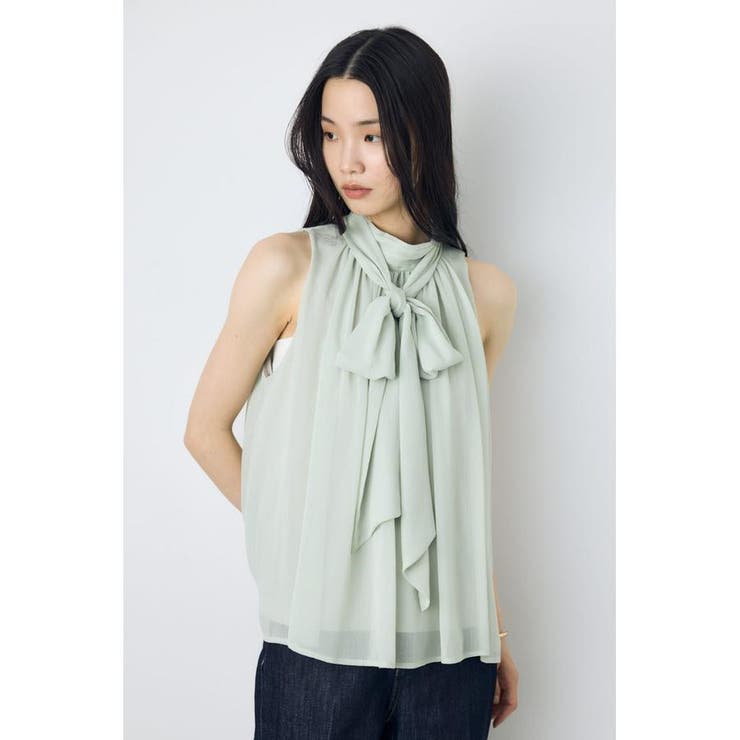 シフォンノースリーブブラウス | AZUL BY MOUSSY | 詳細画像22 