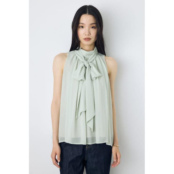 シフォンノースリーブブラウス | AZUL BY MOUSSY | 詳細画像23 