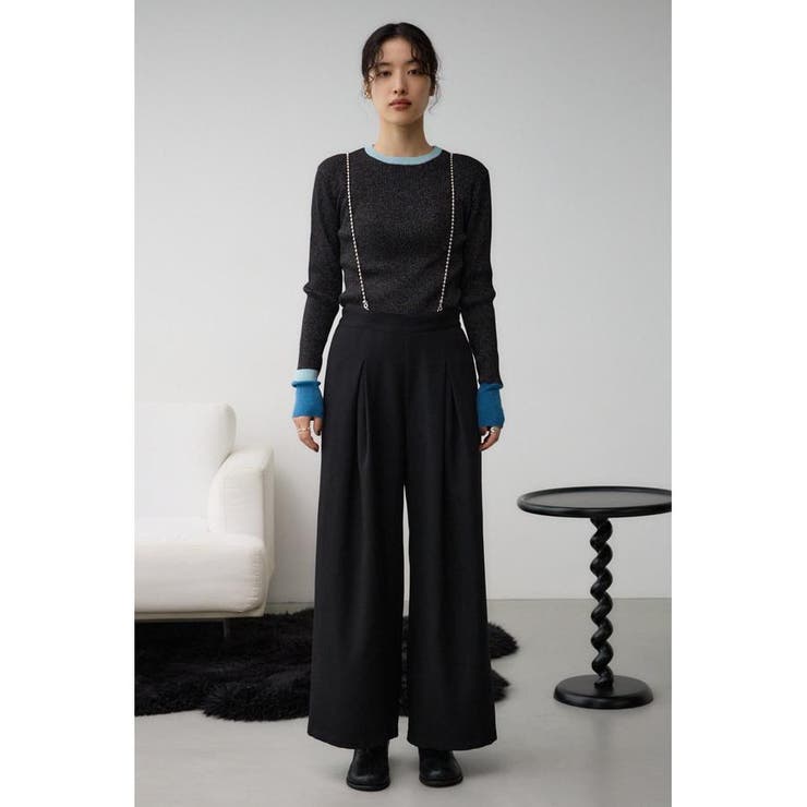 チェーンストラップワイドパンツ | AZUL BY MOUSSY | 詳細画像5 