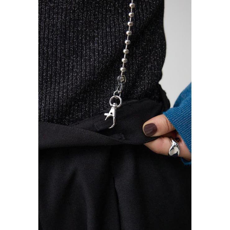 チェーンストラップワイドパンツ | AZUL BY MOUSSY | 詳細画像12 