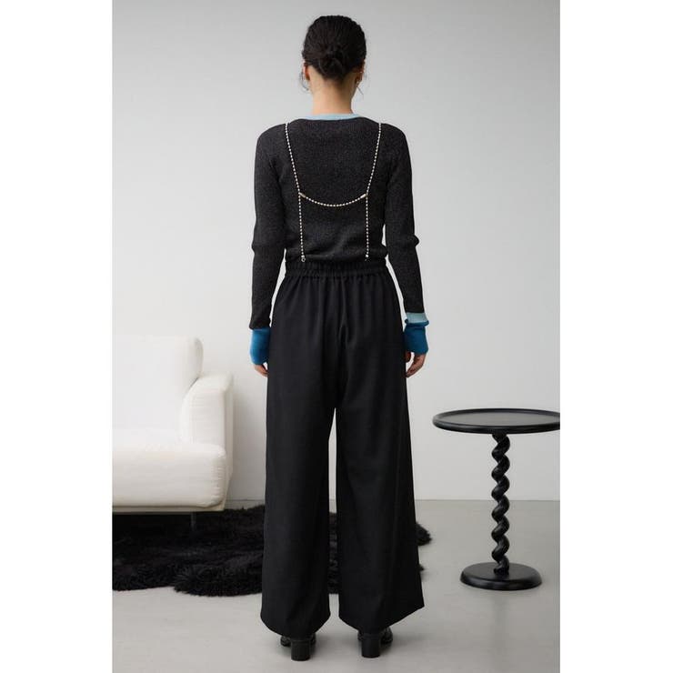 チェーンストラップワイドパンツ | AZUL BY MOUSSY | 詳細画像7 