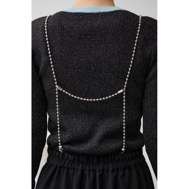 チェーンストラップワイドパンツ | AZUL BY MOUSSY | 詳細画像9 