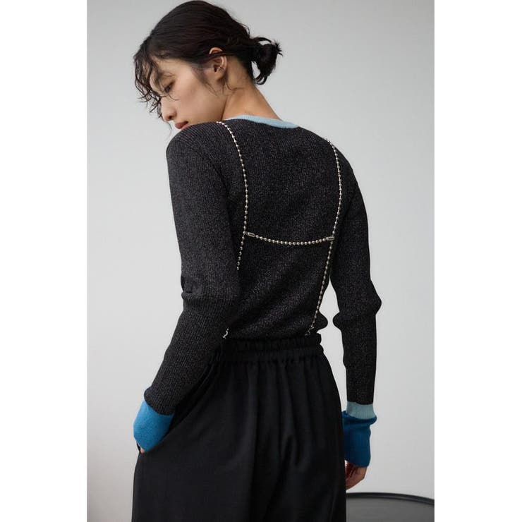 チェーンストラップワイドパンツ | AZUL BY MOUSSY | 詳細画像2 